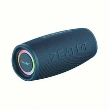ZEALOT S56 40W 强力户外便携式低音炮无线扬声器，Hi-Fi 音质，RGB 灯，TWS 双显示屏，12 小时播放时间，大声成像，响亮低音。充电线，连接到手机/平板电脑/电视。 - 彩色 - 查看 9