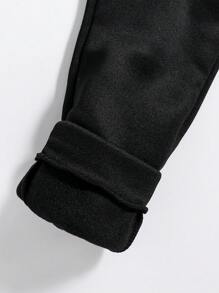 3pcs Young Girl Cartoon Printed Warm Round Neck Sweatshirt Set - Multicolor - View 8