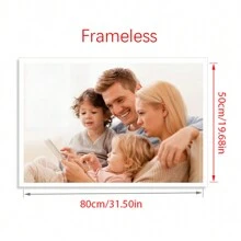 1pc Customized Canvas Wall Art, Available With DIY Wooden Frame Or Frameless Poster, Customizable Photos, Suitable For Family, Loved Ones, Pets, Can Be Hung On Wall For Home, Office, Living Room, Bedroom, Tea Room, Dining Room Decor, Ideal Gift For Birthday, Graduation, Slow Life, Retro, Holiday Calendar - Style 1 - View 21