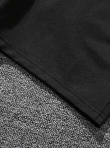 Teen Boys Summer Leisure Sports New York Brooklyn Bridge Handsome Typography Pattern Black T-Shirt Shorts Suit