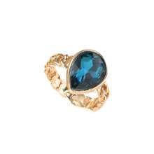 Klaudinni Jaz-Min Princess Engagement Ring - Royal Blue - View 1