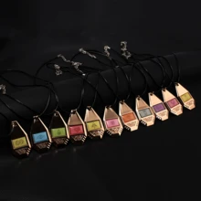 1pc Radiant Men Pendant Necklace - Anime Cosplay Glow In The Dark Jewelry - Stylish Neck Chain, Trendsetting Accessory - Multicolor - View 4