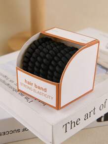 6/1pc Women Multi-Color Simple & Durable Matte Spiral Hair Scrunchies High Elasticity Ponytail Holders Hair Accessories Hair Ties Hair Rope