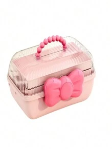 1pc-Guka Hair Accessories Storage Box Pencil Box Art Student Desktop Handmade Toy Storage Box Hair Clips Makeup Organizer - Multicolor - View 9