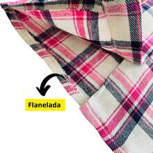 Children's Checkered Shirt For Girls - REF:1296 - trắng - Xem 2