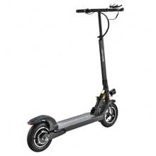 JOYOR K4 Electric Scooter, 500W Motor, 48V 10.4Ah Battery, 10 Inch Tire, Max Speed 35km/H, Range 30-40km, Max Load 120kg, Double Shock Absorption, Mechanical Disc Brakes, Scooter Electric Travel - 黑色 - 查看 4