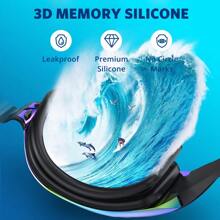 2pcs Anti-Fog And Waterproof Adjustable Adult Unisex Professional Swimming Goggles For Training - Army Green - View 4