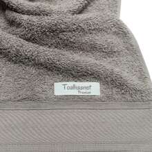 Jogo de toalhas 12 peças Catarina Premium - Gramatura 500 - 6 Banho e 6 Rosto - Hotel Pousada - Toalhas Grossas e Macias