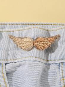 1 件女式金属水钻翼形可调节腰带，时尚装饰配饰适合夏季休闲使用，可作为圣诞节礼物 - 金色 - 查看 5