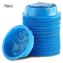 10pcs Disposable Vomiting Bags Portable Blue Vomiting Bags Suitable For Cars, Travel Planes, Effectively Relieve Motion Sickness The Pattern Is Random - Multicolor - View 9