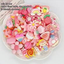 20pcs Mixed-Style Transparent Cartoon Animal Shaped DIY Jewelry Accessories, Stationery, Phone Case, Keychain, Cup, Hole Shoes, Fridge Sticker, Decorative Patch, Sticker Material, With Free Double-Sided Tape - Multicolor - View 21