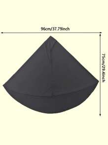 1pc Women Hijab Solid Color Face Slimming Head Scarf And Small Robe, Turban Headband, Sun Blocker And Decorative Undercap For Abaya Daily Under Cap Women Veil,Beach,Holiday - Multicolor - View 3