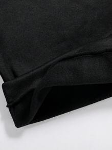 3pcs Young Girl Cartoon Printed Warm Round Neck Sweatshirt Set - Multicolor - View 7