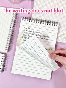 80 Sheets/Notebook B5 High School Students' Simple Coil Notebook Portable English Learning Notebook - Multicolor - View 3