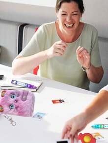 Nhật ký mèo bông và vòng chìa khóa bong bóng và bộ bút lỏng (Bao gồm 3 lần nạp lại), Nhật ký mờ nhuộm màu, Nhật ký giảm căng thẳng, Sổ bìa cứng để viết và vẽ, Quà sinh nhật (Happy Cat) - Nhiều màu - Xem 6