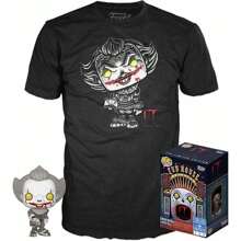 Funko POP FIGURE SET & TEE IT 2 PENNYWISE EXCLUSIVE M - Collector Set - Exclusive And Unique Design - Perfect For Gift - Limited Edition - Includes Presentation Box - 彩色 - 查看 1