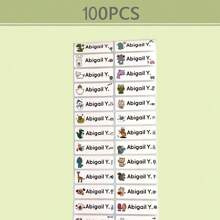 100 miếng dán tên tùy chỉnh cho văn phòng phẩm trường học, nhiều nhãn động vật hoạt hình, nhãn cá nhân hóa chống thấm nước, đa chức năng, bền, trang trí, có thể tái sử dụng, tinh tế, phong cách, chất lượng cao, nhiều màu sắc, hiện đại, tùy chỉnh, cá nhân hóa, độc đáo, quà tặng lý tưởng cho anh ấy, quà tặng lý tưởng cho cô ấy, bạn trai, bố, bạn gái, mẹ, gia đình, bạn bè, phòng trà, nhà, vườn, văn phòng, cho ngày kỷ niệm, cho ngày lễ tình nhân, cho ngày của mẹ, cho sinh nhật, cho ngày của cha, cho lễ tốt nghiệp, cho đám cưới, cho tân gia, lịch lễ hội - Nhiều màu - Xem 11