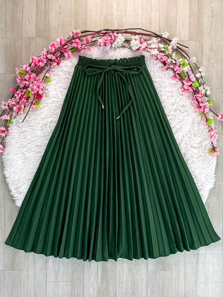 Women Skirts - xanh quân đội - Xem 1