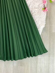 Women Skirts - xanh quân đội - Xem 2
