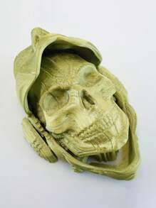 1入組手指陀螺玩具，四色機械女孩面具、骷髏3D列印玩具裝飾創意裝飾品 - 彩色 - 查看 4