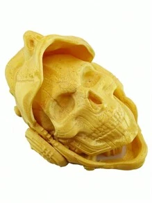 1入組手指陀螺玩具，四色機械女孩面具、骷髏3D列印玩具裝飾創意裝飾品 - 彩色 - 查看 5