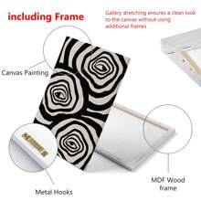 1 mảnh Bohemian Nữ Hình Bóng Nghệ Thuật Với Đôi Mắt Trừu Tượng In Nghệ Thuật Treo Tường In Canvas Trang Trí Nhà Nghệ Thuật Treo Tường Phòng Khách (đóng khung) - Nhiều màu - Xem 6