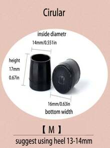 5 Sets High Heel Shoe Heel Protectors Anti-Slip Repair Cushion Pads, Wear-Resistant & Quiet For Women High Heels Women Pumps And Men Sneakers Shoes Summer Daily Wear