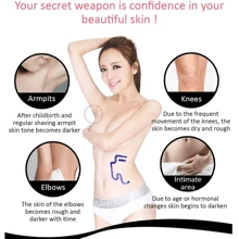 Skin Whitening Skin Whitening Soap for Underarms Knees Knees and sensitive Areas with Collagen Moisturising Soap Lightening Soap Whitening Collagen Stain Remover White 1 Piece Whitening Cream Underarms Body Lightening Knees Knees Elbows Body Parts - Blanco - Ver 5