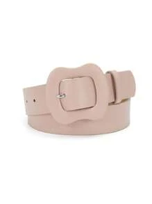 1 Thắt lưng rộng dành cho nữ màu kẹo có khóa bầu sành điệu, trang trí màu trơn cho quần jean, đầm hoặc váy - Nhiều màu - Xem 13