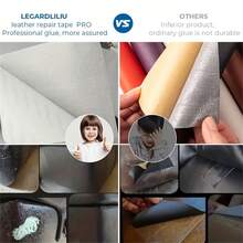 1pc 7.87in*11.81in Self Adhesive Leather Patch Sofa Repair Refurbishing Leather Sticker Furniture Table Chair Patch Adhesive Backed Leather Fabric - Multicolor - View 4