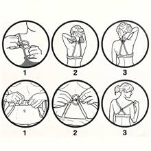 Invisible Bra Strap Clips Set, Non-Slip Buckle Hidden Bra Straps And Elastic Adjustable Bra Straps, Women's Underwear And Lingerie Accessories Harness - Multicolor - View 4