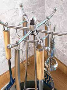 1 厨房旋转铲刀收纳架带沥水盘，可存放勺子、铲子、打蛋器等厨房用具 - 彩色 - 查看 2