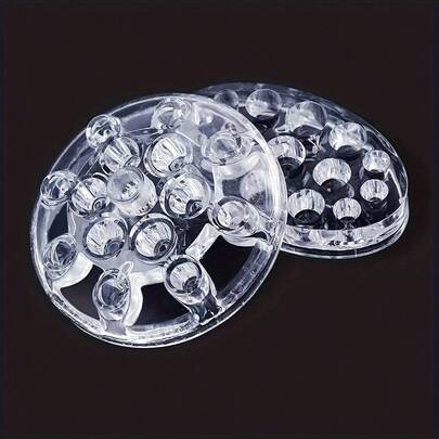 Tattoo Ink Cup Holder Stand, Clear Acrylic Multi-Slot Pigment Cup Rack, Professional Tattoo Supply For Ink Cups & Needle Tips