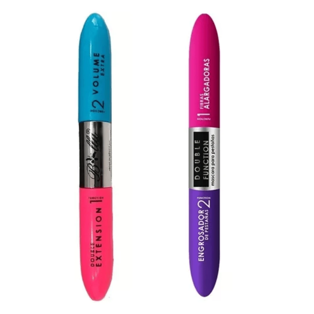 Mascara Pestañas Rímel Duo Bella Doble Función 1pz - rosa/morado - Ver 1