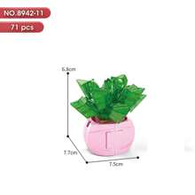 [2024 New Arrival] Lele Brothers Floral Master Building Block Potted Plants Toy, Creative Assembly Room Decoration - 8942 Flower Art Master - View 13