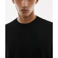 Mango Men's Merino Wool Washable Sweater - Black - View 7