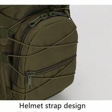 Mochila Militar Táctica Molle,Mochila de 15L de Capacidad,para Senderismo,Ciclismo,Camping,Montañismo,Pesca,Caza,Escuela Mochilas Mochila Táctica Ligera Bolsa De Agua Camel - Beis - Ver 6