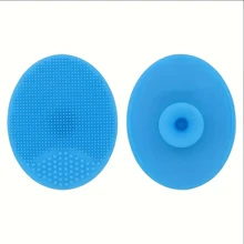1pc Soft Silicone Baby Bath Brush - Gentle SkinSoother Massage Scrubber - Ideal Bath Essential For Moms, Nails-Friendly Design