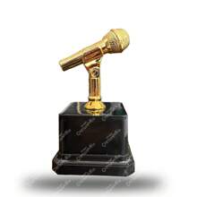 GRUPO CARNAVALLIA Trofeo Grammy Estatuilla Micrófono Premio Musical Decoración