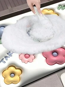 Tapete piso antideslizante con vista 3d suave alfombra absorbente antiderrapante para entrada y baño 60x40 cm - Multicolor - Ver 4