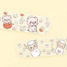 120pcs Funny Cartoon Bandages - Easy To Apply Self-Adhesive, Waterproof, Breathable Patches For Kids - Value Pack With Assorted Designs (Patterns Randomly Sent) - Multicolor - View 2