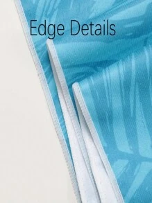 1 件 - 大号超细纤维沙滩毯，带红色蝴蝶图案，便携、柔软、多功能沙滩巾，男女皆宜