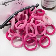 30/50 stuks effen gekleurde grote rubberen paardenstaarthouder voor dames, elastiekjes voor hoofddeksels, elastische haarbanden, Koreaanse haaraccessoires, ornamenten, haarelastiekjes, haarelastiekjes, haarkoord