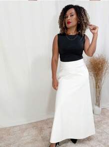 Women Skirts - 白色 - 查看 1