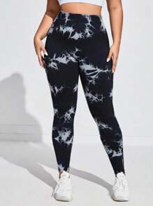 Women Sports Leggings - 黑色 - 查看 3