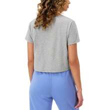 Champion 女士 Tailgate 短款宽松 T 恤 - 牛津灰 - 查看 3