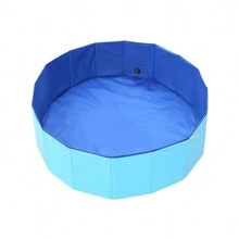 1pc Pet Bath Tub, Foldable Portable Bathtub For Small, Medium And Large Dogs, With Moveable Drainage Hose, Cat Bathing Accessory - Multicolor - View 15