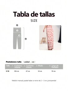 Pantalones de Pijama de Vellón de Tela Polar con Estampado para Mujer al por Mayor (Colores Enviados al Azar) - Multicolor - Ver 4