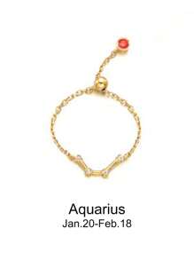 Esberry Women's Fashion Versatile Minimalist Zirconia Ring