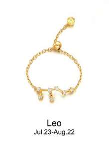 Esberry Women's Fashion Versatile Minimalist Zirconia Ring